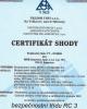 certifikát bezpečnostní třídy RC3 certifikát bezpečnostní třídy RC3